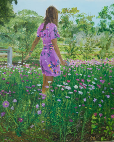 Lady in the flowers