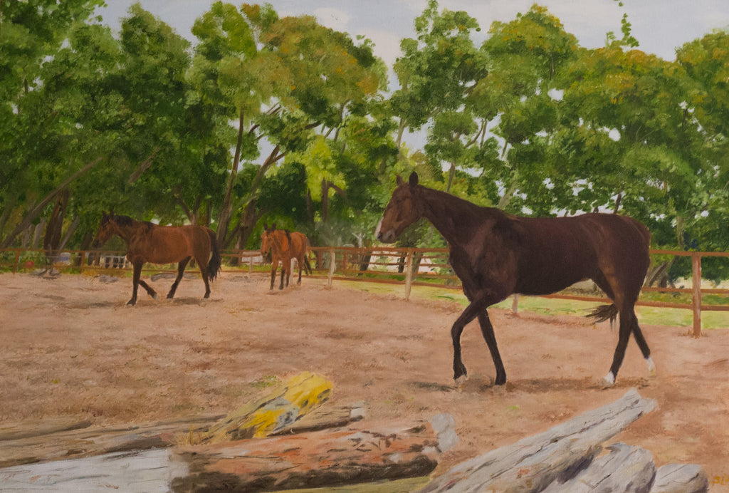 Three horse