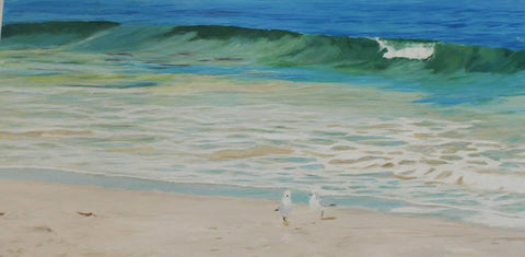 Seagulls on the beach