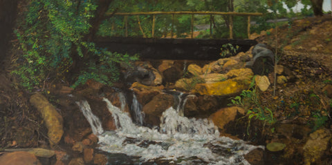 Bridge over stream